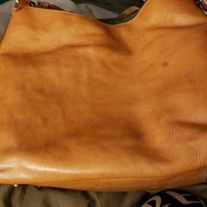 Authentic Tan Florentine clayton DB purse.